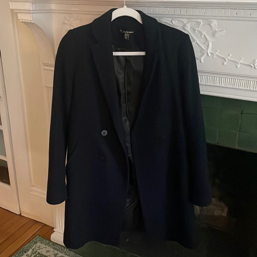 Navy Blue Winter Coat